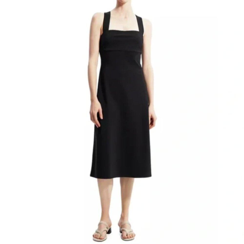 Theory: Crossback Midi Dress (NWT)
